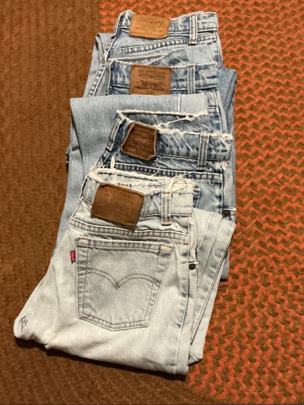 Vintage Levi’s 531 Jeans size 29 (4 pairs)
